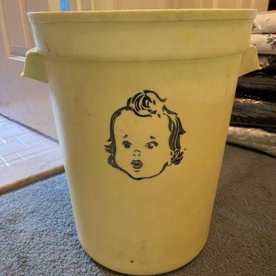 Vintage Gerber Baby Waste Bucket