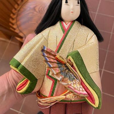 This cute vintage Japanese doll is still available - in pristine condition.