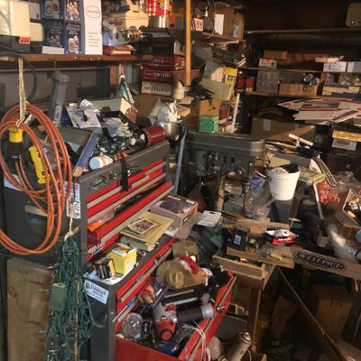 Garage items tools 