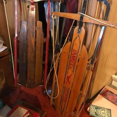 Vintage sleds