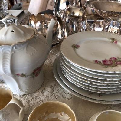 Tea sets, silver plated items ( no sterling )