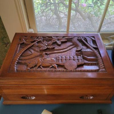 carved jewlery box