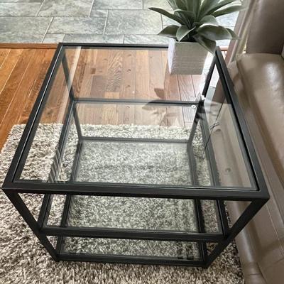 Glass Side Table