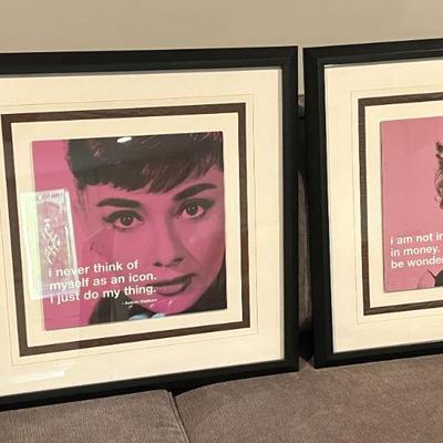 Audrey Hepburn/Marilyn Monroe Posters
