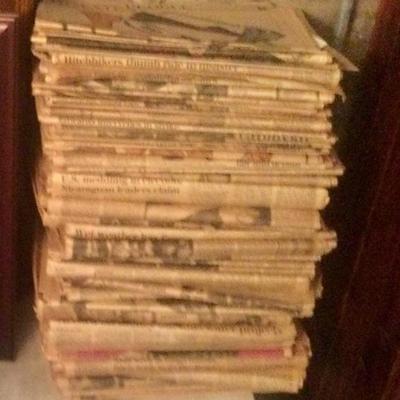News papers from time of 1984 worlds fair