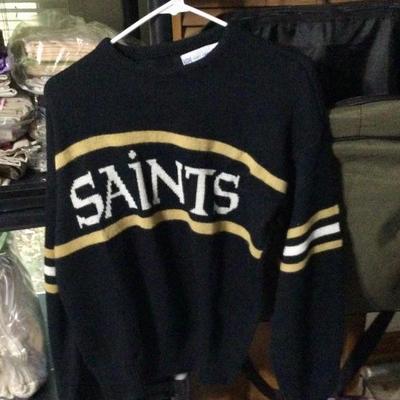Saints sweater