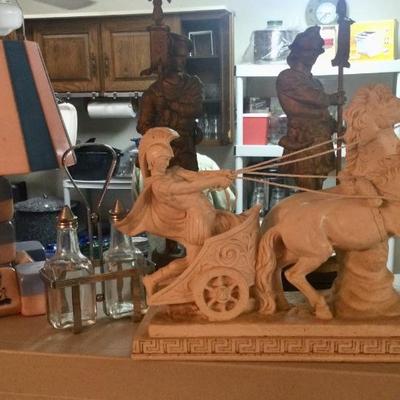 Roman warrior in chariot