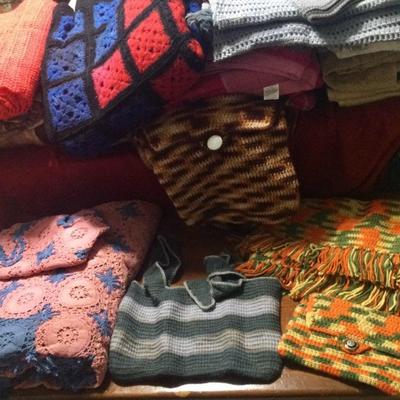 Vintage crochet afgans