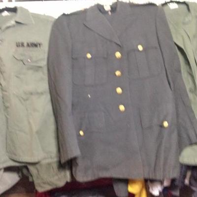 Menâ€™s Army uniforms vintage
