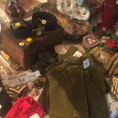 Vintage army Patches and accessories 