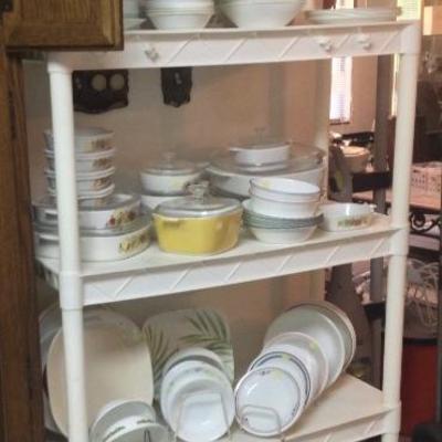 Vintage corelle dinnerware, many patterns