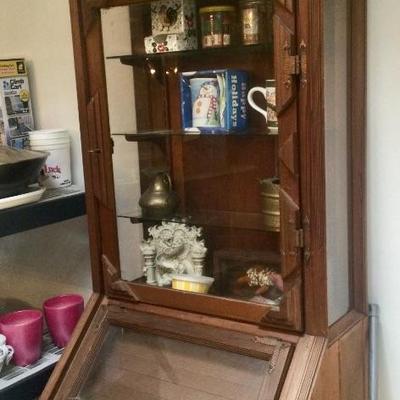 Cedar display case