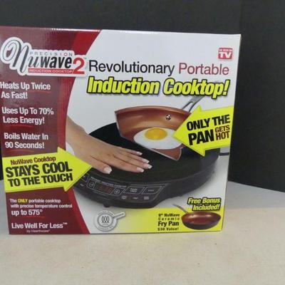 As Seen on TV Precision NuWave2 Induction Cooktop with Bonus 9