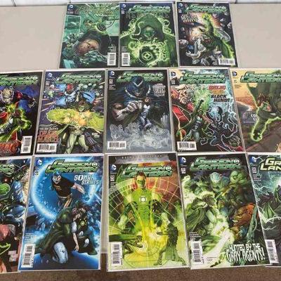 SST318 - Thirteen DC Comics Green Lantern Issues 2015 Bagged and Boarded