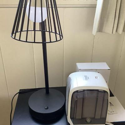 MMS020 Side Lamp And Small Portable Airconditioner