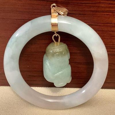 MMS320 14K Jade Pendant