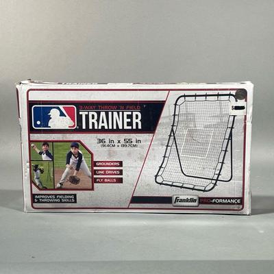 3-WAY THROWâ€™N FIELD TRAINER | Brand new in original box, Franklin backyard baseball trainer.