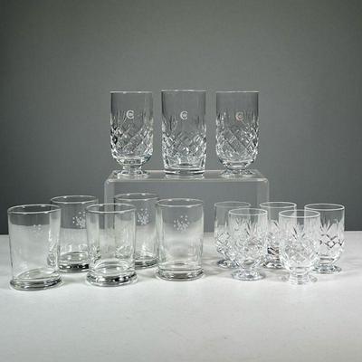 (13PC) CONCORD GLASSES | Some marked 