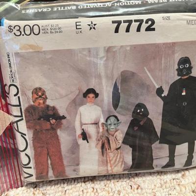 Vintage Star Wars McCall's Patterns