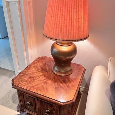 End Table &  Large Lamp