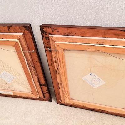 Large Framed Original Oil on Canvas Owl Paintings