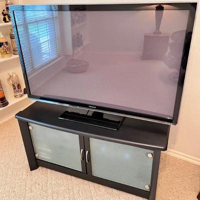 50-in Panasonic Plasma TV & Gusdorf TV Cabinet