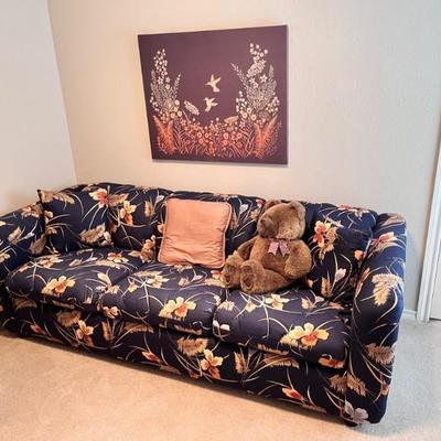 Floral Sleeper Sofa