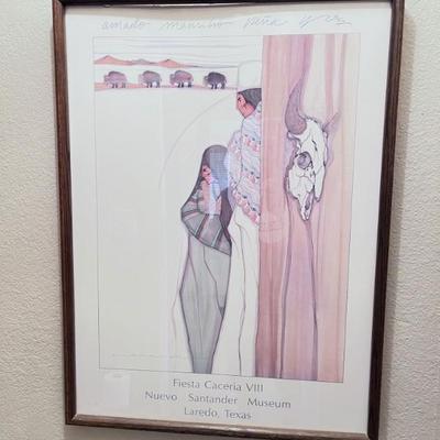 Amado Maurilio Pean Jr Framed Poster Print