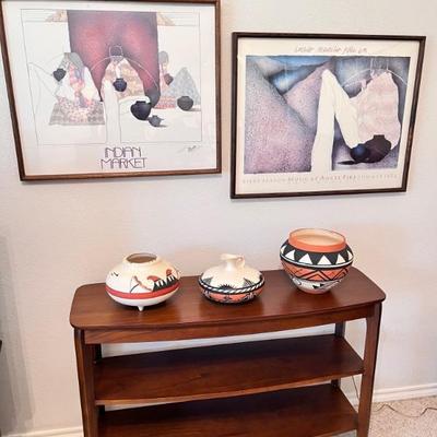 Amado Maurilio Pena Jr Poster Prints - Entry Table - Pottery