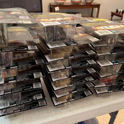 Stacks of Star Wars Carded Action Figures - New in package
