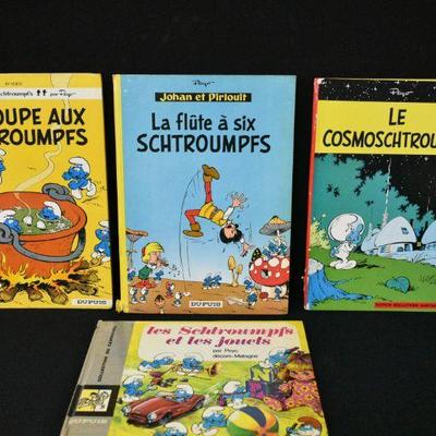 French Smurf Comic Books