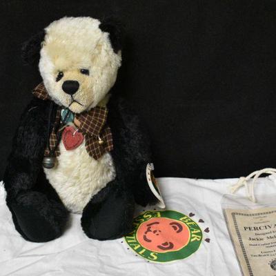 PERCIVAL Mohair Bear by Jackie Melerski