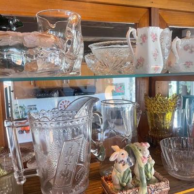 Waterford crystal, vintage glass, ceramics...