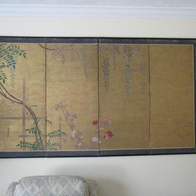 Antique Asian panel 