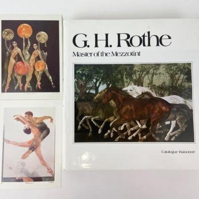 #29 â€¢ G.H. Rothe - Master of the Mezzotint (Japan) & Two Post Cards

