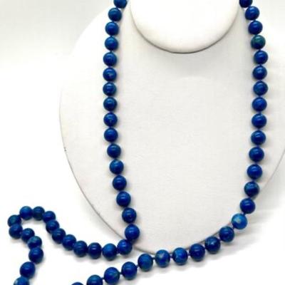 #78 â€¢ Lapis Lazuli Beaded Necklace
