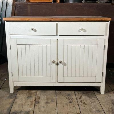 ENTRY CABINET | Low cabinet with two drawers over double door storage. - l. 19 x w. 36 x h. 28.5 in (overall)
