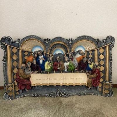 Last Supper Wall Plaque