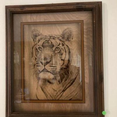Picture of Tiger in Frame