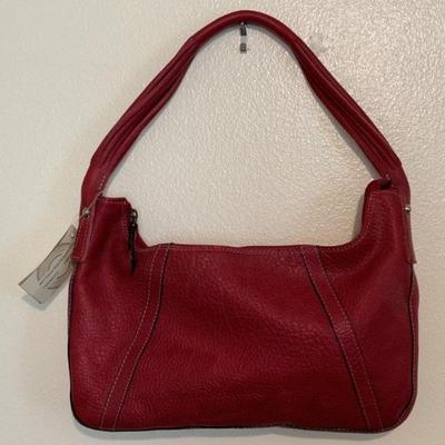 Maria by Enman Red Leather Purse, New w/ Tags
