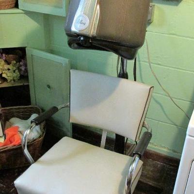 Vintage Rilling hair dryer chair
