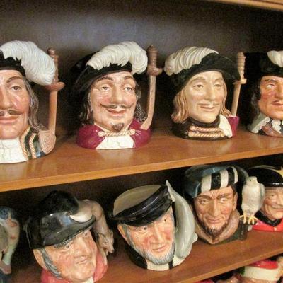 3 Musketeers Toby mugs