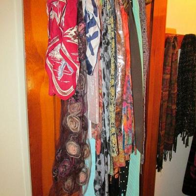 Many scarves