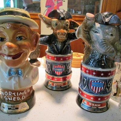 Vintage Jim Beam decanters