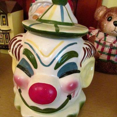 Vintage Sierra Vista clown cookie jar