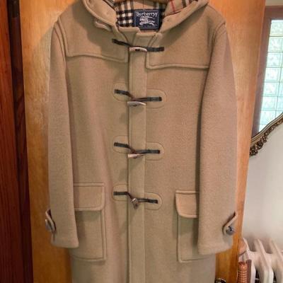 Vintage Burberry wool duffel coat