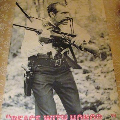 Vintage Nixon anti-war poster