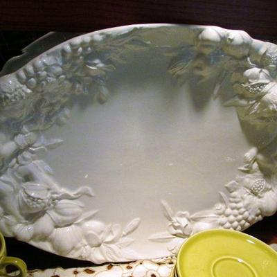 Gump Italian cherub platter