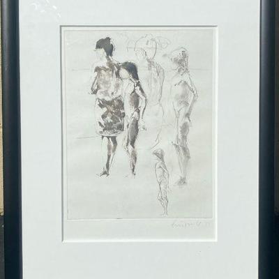 Untitled by Eric Fischl Signed Print 1984
