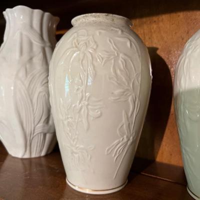 Small sample of a large collection of Lenox vases